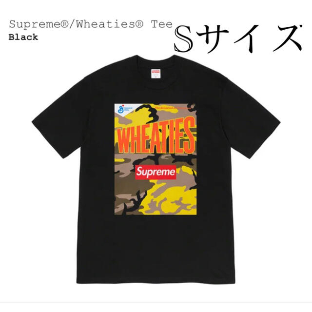 シュプリーム　supreme wheaties Tシャツ　ブラック　黒　SサイズTシャツ/カットソー(半袖/袖なし)