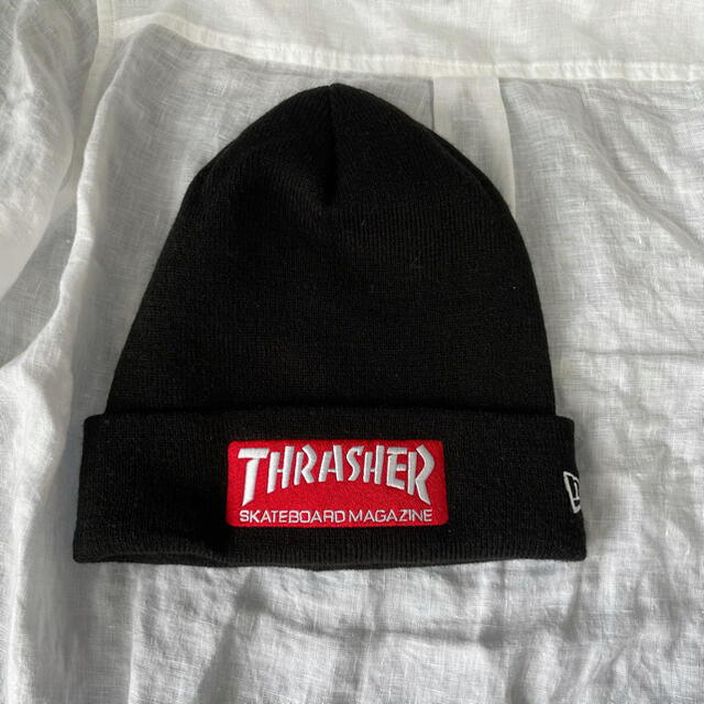 THRASHER(スラッシャー)のTHRASHER  NEW ERA ニット帽 スラッシャー  メンズの帽子(ニット帽/ビーニー)の商品写真