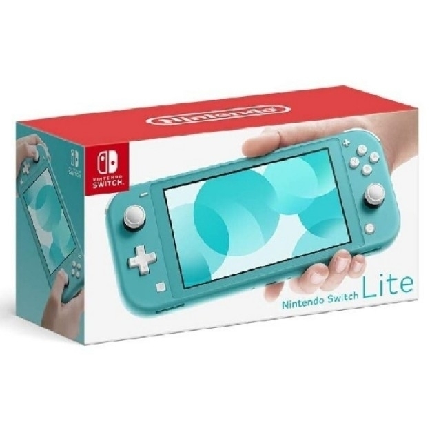 Nintendo Switch(ニンテンドースイッチ)のNintendo Switch  Lite ターコイズ&グレー エンタメ/ホビーのゲームソフト/ゲーム機本体(家庭用ゲーム機本体)の商品写真