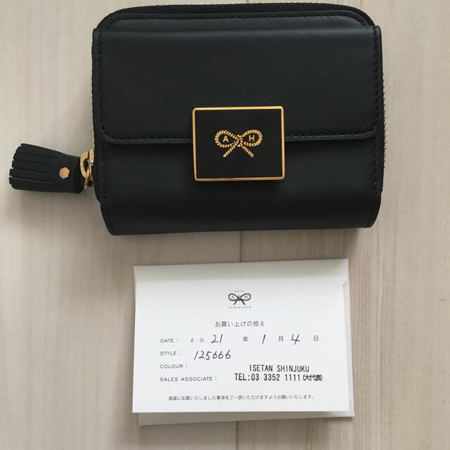 ANYA HINDMARCH(アニヤハインドマーチ)のアニヤハインドマーチ Enamel Lock CompactWallet 新品  レディースのファッション小物(財布)の商品写真