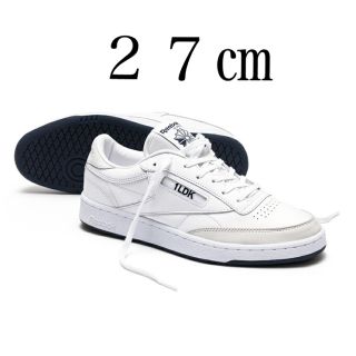 ワンエルディーケーセレクト(1LDK SELECT)のReebok Club C 85[WHITE×NAVY](スニーカー)