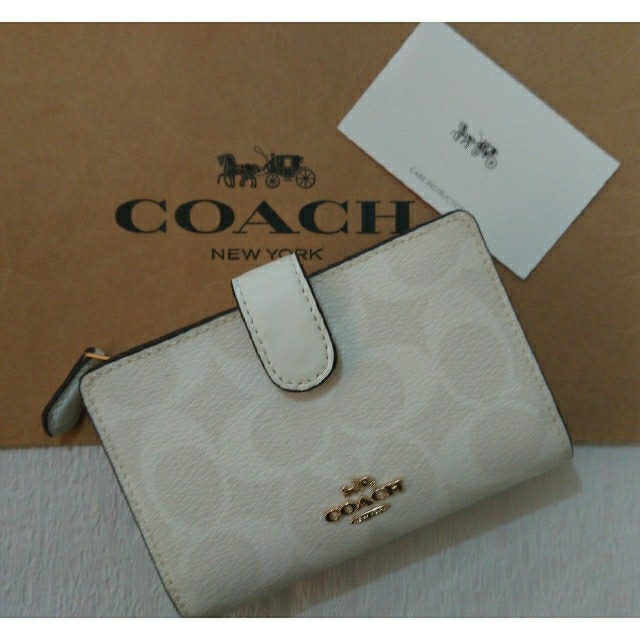≪超目玉☆12月≫ COACH 財布二つ折りシグネチャー レディース メンズ