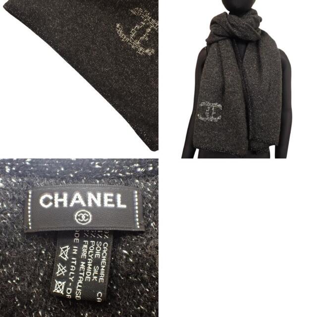 2022新発 CHANEL - シャネルマフラー ココマークショール カシミヤ