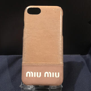 ミュウミュウ(miumiu)のミュウミュウ　スマホカバー(iPhoneケース)