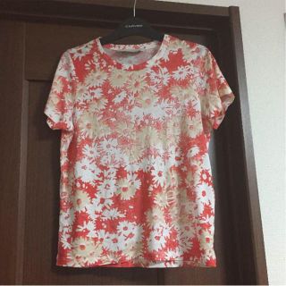 ステラマッカートニー(Stella McCartney)のSTELLA MCCARTNEY 花柄Tシャツ36サイズ美品(Tシャツ(半袖/袖なし))