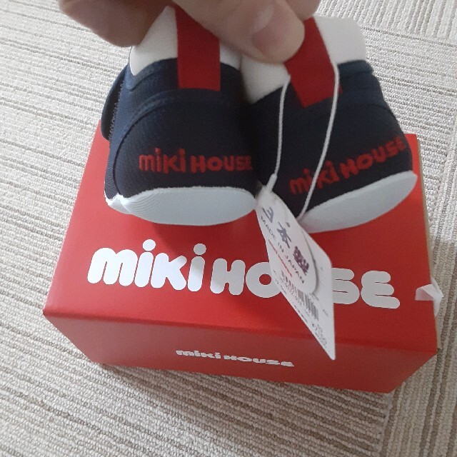 mikihouse(ミキハウス)のミキハウス　ファーストベビーシューズ　12.5 キッズ/ベビー/マタニティのベビー靴/シューズ(~14cm)(スニーカー)の商品写真