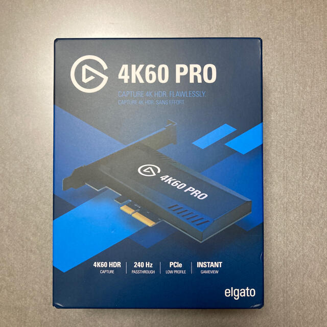 PC/タブレットelgato 4K PRO キャプチャーボード　新品