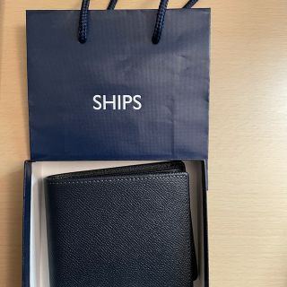 シップス(SHIPS)の新品同様　シップス　SAFFIANO LEATHER2つ折財布&ショルダーバッグ(折り財布)