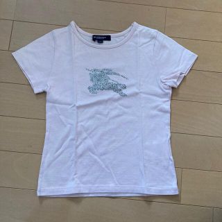 バーバリー(BURBERRY)の均一セール‼︎  burberry キッズTシャツ　女児110 ベビーピンク(Tシャツ/カットソー)