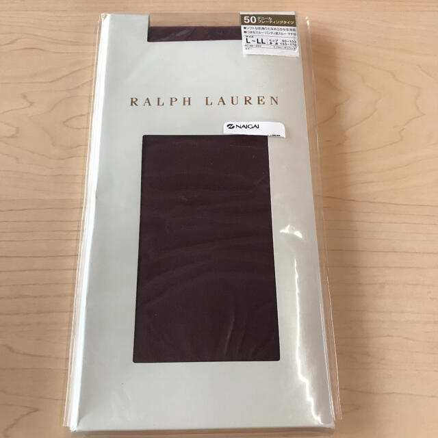 Ralph Lauren(ラルフローレン)のラルフローレン　50デニール　プレーティングタイツ　ワイン　L〜LL 匿名発送 レディースのレッグウェア(タイツ/ストッキング)の商品写真