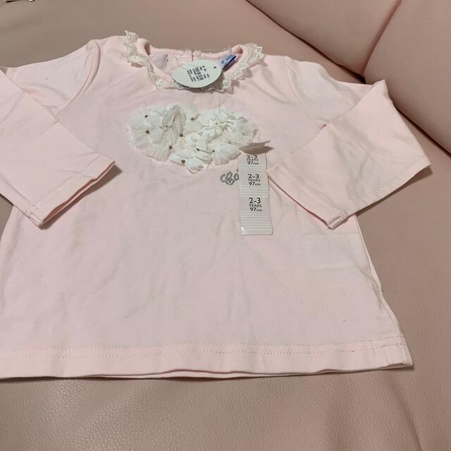 motherways(マザウェイズ)のマザウェイズ　ロングTシャツ キッズ/ベビー/マタニティのキッズ服女の子用(90cm~)(Tシャツ/カットソー)の商品写真