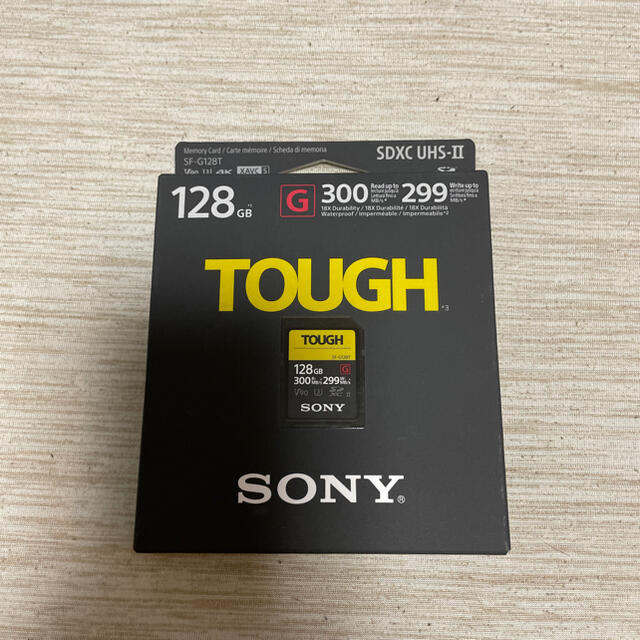 SONY(ソニー)のSONY SDカード(ソニー)TOUGH SF-G128T 【128GB】 スマホ/家電/カメラのカメラ(その他)の商品写真