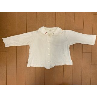 ベベ(BeBe)のべべ　bebe ブラウス　80センチ　ホワイト(Ｔシャツ)