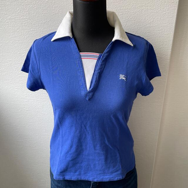 BURBERRY BLUE LABEL(バーバリーブルーレーベル)のBURBERRY GIRLSポロシャツ キッズ/ベビー/マタニティのキッズ服女の子用(90cm~)(Tシャツ/カットソー)の商品写真