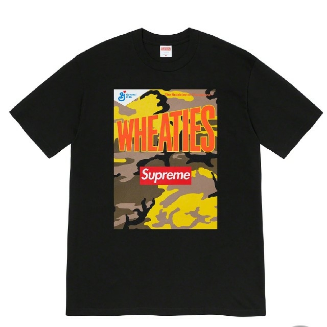 Supreme(シュプリーム)のSupreme Wheaties Tee  黒  M メンズのトップス(Tシャツ/カットソー(半袖/袖なし))の商品写真