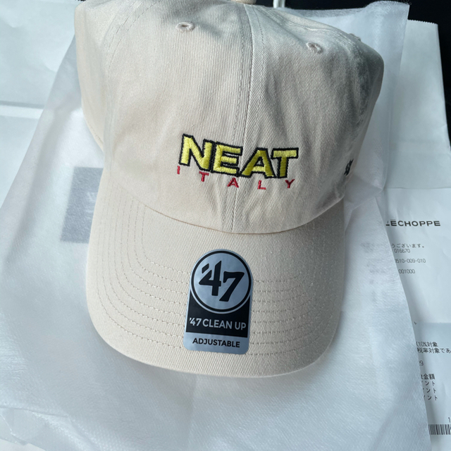 COMOLI(コモリ)のNEAT ITALY CAP LIGHT BEIGE ライトベージュ メンズの帽子(キャップ)の商品写真