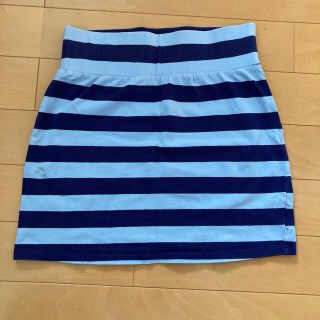 オールドネイビー(Old Navy)の均一セール‼︎  OLD NAVY  ミニスカート ブルー系ボーダー M(8)(スカート)