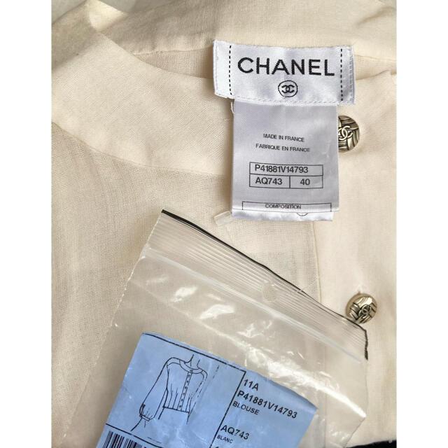 CHANEL(シャネル)のシャネル❤春夏 シアー ブラウス 綺麗｡˚✩ レディースのトップス(シャツ/ブラウス(長袖/七分))の商品写真