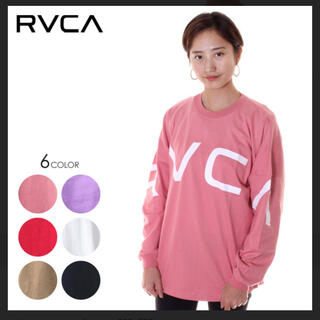ルーカ(RVCA)のRVCA ルーカ ロンT レディース ピンク(Tシャツ(長袖/七分))