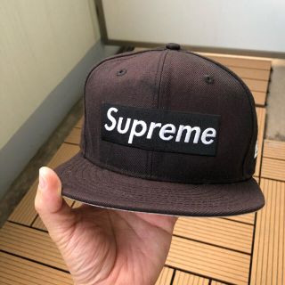 シュプリーム(Supreme)のSupreme ボックスロゴキャップ　ニューエラ　R.I.P.(キャップ)