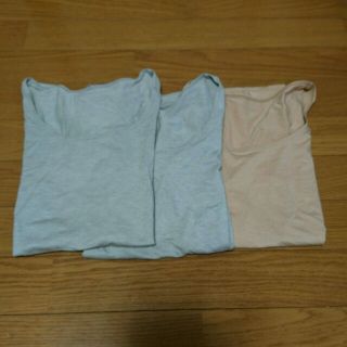 ユニクロ(UNIQLO)の半袖ヒートテック♪3点セット♡(アンダーシャツ/防寒インナー)