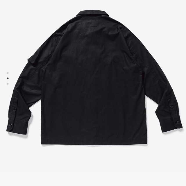 wtaps FLYERS LS/cotton.WEATHER black