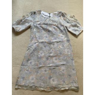 ミッシュマッシュ(MISCH MASCH)の花柄シースルーワンピース🤍(ミニワンピース)