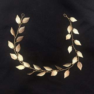 ゴールド　ヘッドドレス　リーフ🌿(ヘッドドレス/ドレス)