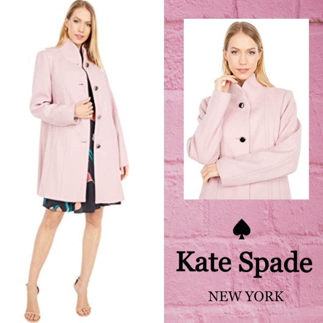 kate spade new york(ケイトスペードニューヨーク)の★SALE☆【kate spade】シングルブレストウールツアコート レディースのジャケット/アウター(ピーコート)の商品写真