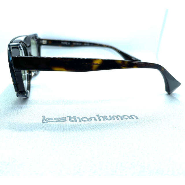 LESS THAN HUMAN(レスザンヒューマン)のレスザンヒューマン 前掛けサングラス メガネフレーム メンズのファッション小物(サングラス/メガネ)の商品写真