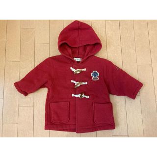 エーアーベー(e.a.B)のべべ　bebe e.a.B ダッフルコート　80センチ　レッド(ジャケット/コート)