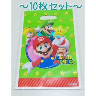 ニンテンドウ(任天堂)のマリオ ラッピング 手提げ袋 プレゼント(ラッピング/包装)