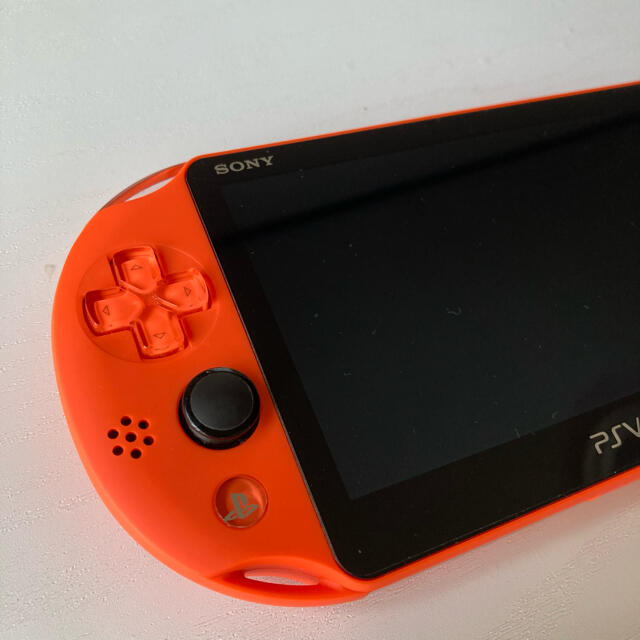 PlayStation Vita - PS vita 本体&充電器 ネオンオレンジの通販 by