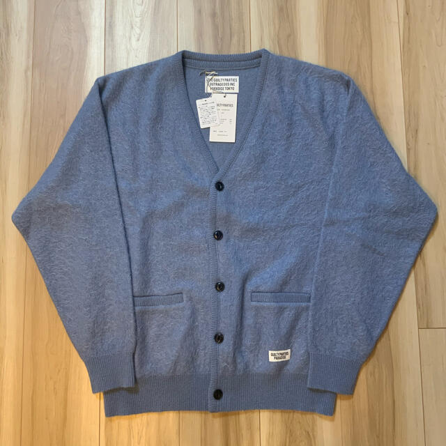 WACKO MARIA MOHAIR CARDIGAN LIGHT BLUE | フリマアプリ ラクマ