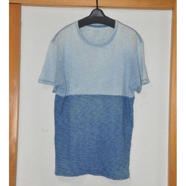 【古着】Tシャツ【ブルー】 メンズのトップス(Tシャツ/カットソー(半袖/袖なし))の商品写真