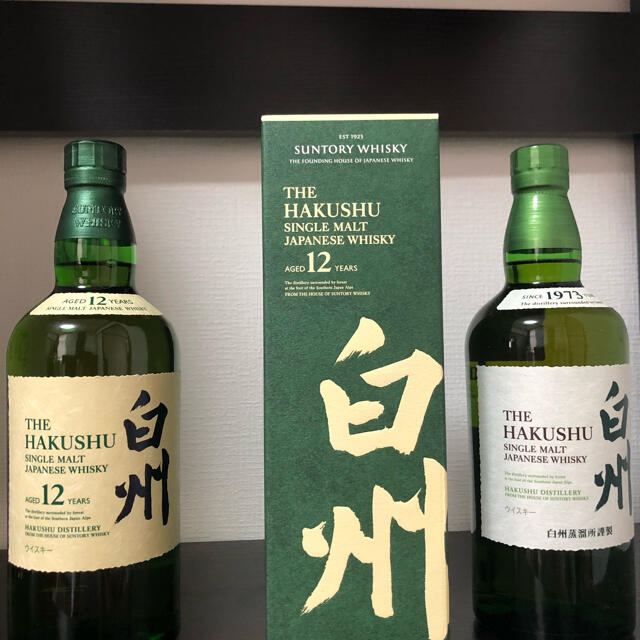 SUNTORY　山崎12年　白州12年　4本セット