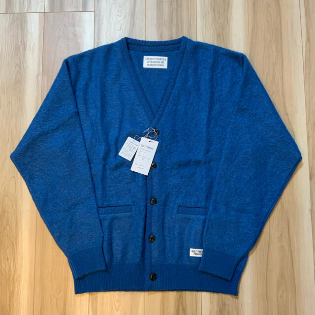 21SS WACKO MARIA MOHAIR CARDIGAN  BLUE