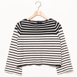 ザラ(ZARA)のザラ　ZARA ボーダー長袖　ニット  M(ニット/セーター)