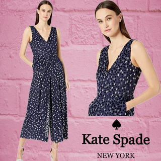 ケイトスペードニューヨーク(kate spade new york)の★SALE☆【kate spade】ドットベルベットジャンプスーツ(その他)