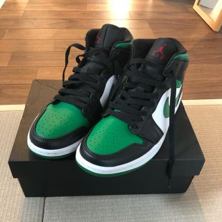 ナイキ(NIKE)のAir Jordan 1 Mid “Pine Green エアジョーダン1(スニーカー)