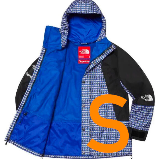 supreme north jkt スタッズ　青　サイズ　S