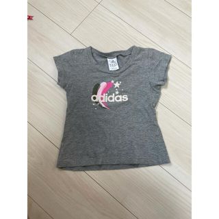 アディダス(adidas)の【adidas】110センチ☆Tシャツ☆女の子☆トップス☆半袖(Tシャツ/カットソー)