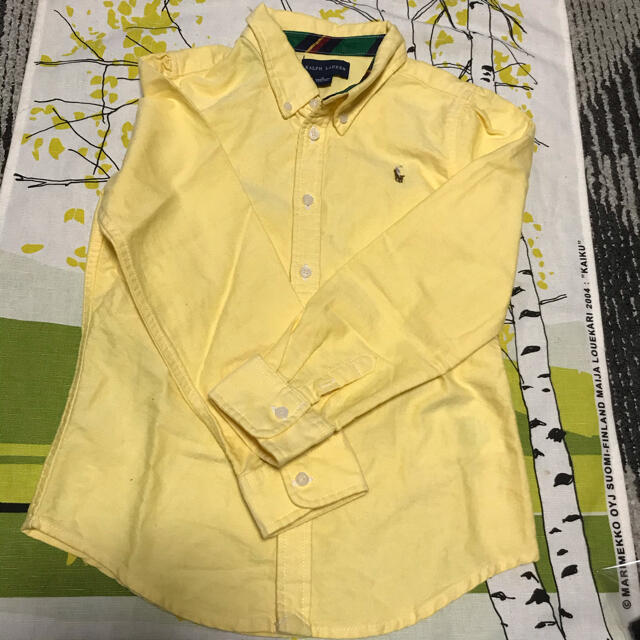 Ralph Lauren(ラルフローレン)のラルフローレン 長袖シャツ イエロー 120☆ラルフ ブラウス 子供服 キッズ/ベビー/マタニティのキッズ服男の子用(90cm~)(ブラウス)の商品写真