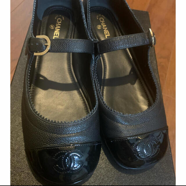 CHANEL 今期 メリージェーン レア ポインテッドトゥ ベロア yX72Gx2xjp
