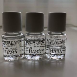 ハーバー(HABA)のhaba ハーバー　スクワランオイル 4ml サイズx3本　新品(妊婦使用可能)(オイル/美容液)