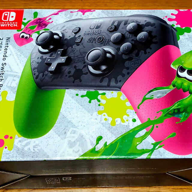 Nintendo Switch - Switch Pro コントローラー スプラトゥーン2 エディションの通販 by あい｜ニンテンドー