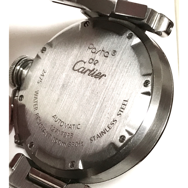 Cartier(カルティエ)の最終値下げ　カルティエ パシャC ホワイト　ユニセックス　メンズレディース腕時計 レディースのファッション小物(腕時計)の商品写真
