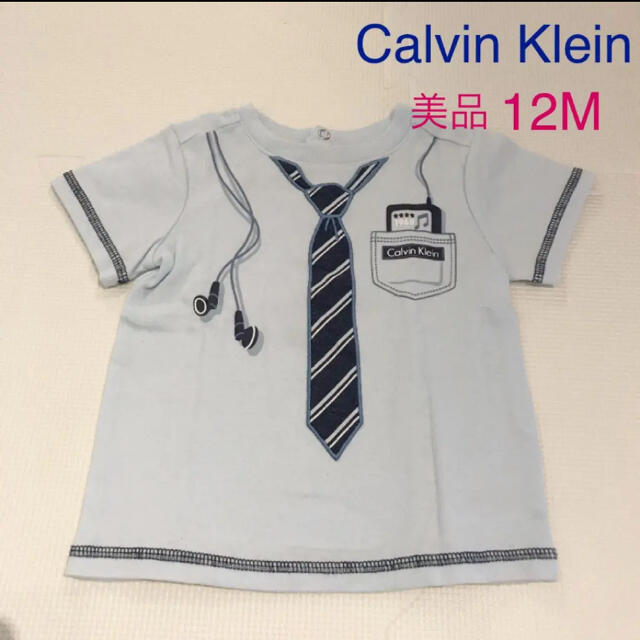 Calvin Klein(カルバンクライン)のCalvin Klein カルバンクライン Tシャツ 12M キッズ/ベビー/マタニティのベビー服(~85cm)(Ｔシャツ)の商品写真