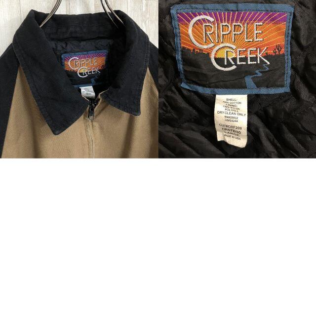 CRIPPLE CREEK USA製　フルジップブルゾン　ジャケット　刺繍