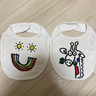 ステラマッカートニー(Stella McCartney)のSTELLA McCARTNEY KIDS スタイ　2枚組(ベビースタイ/よだれかけ)